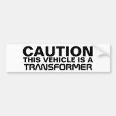 Autocollant De Voiture Transformateur (Devant)
