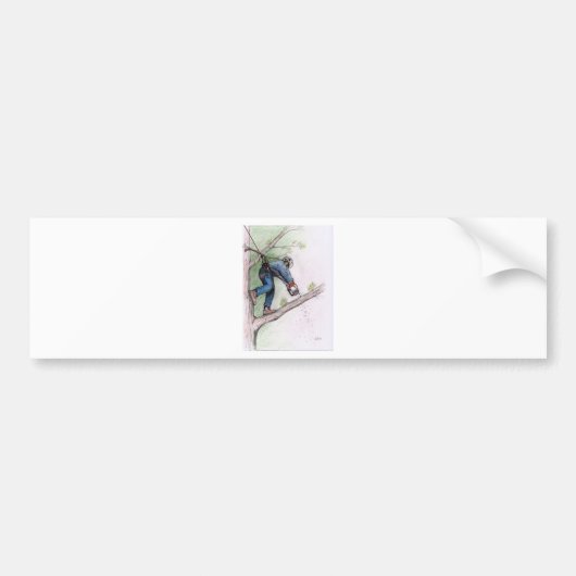 Autocollant De Voiture Tree Surgeon Arborist (Devant)