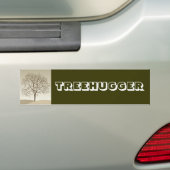 Autocollant De Voiture Treehugger (En voiture)