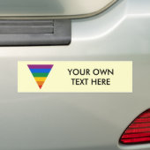 Autocollant De Voiture Triangle de gay pride (En voiture)