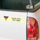 Autocollant De Voiture Triangle de gay pride (Sur camion)