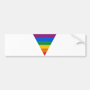 Autocollant De Voiture Triangle de gay pride