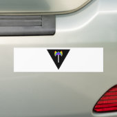 Autocollant De Voiture Triangle Labrys (En voiture)