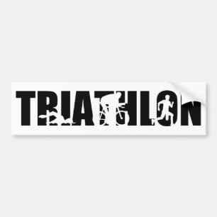 Autocollant De Voiture Triathlon