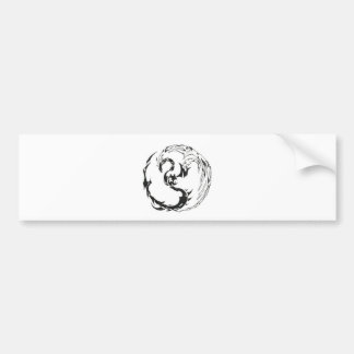 Autocollant De Voiture tribal dragon