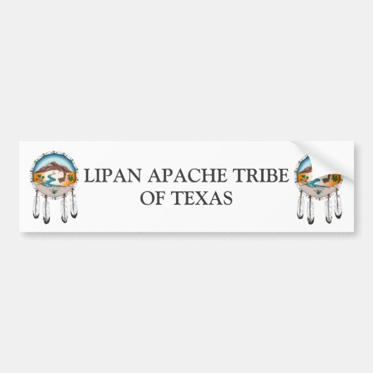 Autocollant De Voiture Tribu de Lipan Apache d'adhésif pour pare-chocs du (Devant)