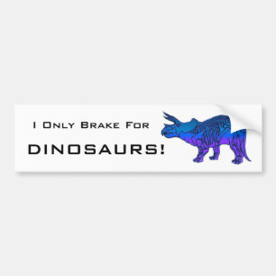 Autocollant De Voiture Triceratops