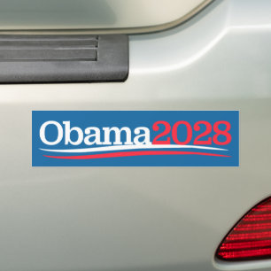 Autocollant De Voiture Troisième mandat Obama 2028