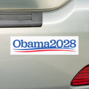 Autocollant De Voiture Troisième mandat Obama 2028