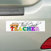 Autocollant De Voiture Troisième professeur de catégorie (En voiture)