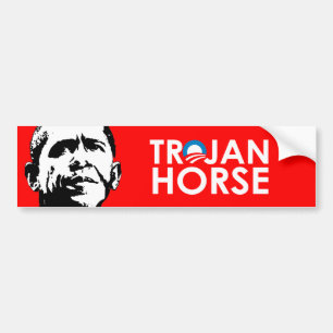 AUTOCOLLANT DE VOITURE TROJAN HORSE
