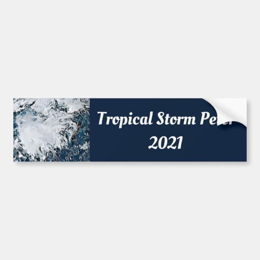 Autocollant De Voiture Tropical Storm Peter 2021 Car (Devant)