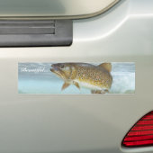 Autocollant De Voiture Truite, ruisseau (En voiture)
