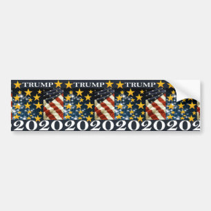 AUTOCOLLANT DE VOITURE TRUMP 2020