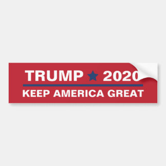 Autocollant De Voiture Trump 2020 Garder l'Amérique grande