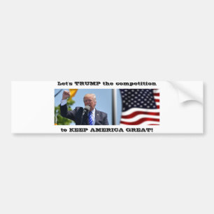 Autocollant De Voiture Trump 2020 Presidential Elections Bumper Sticker