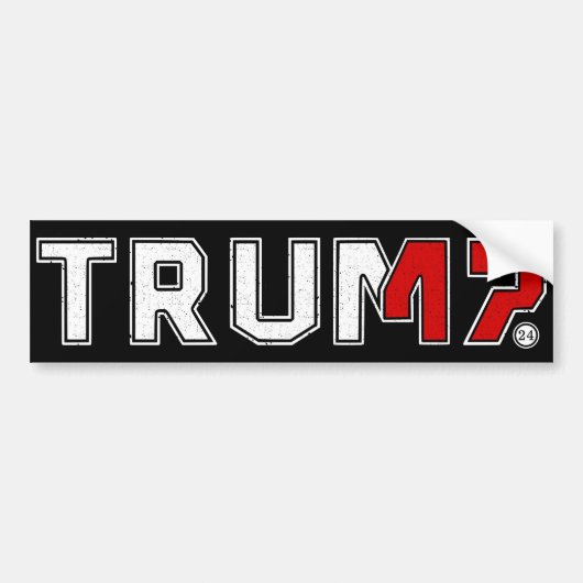 AUTOCOLLANT DE VOITURE TRUMP 47 | TRUMP VANCE 2024 (Devant)