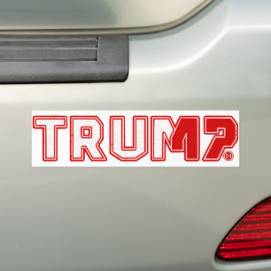 AUTOCOLLANT DE VOITURE TRUMP 47   TRUMP VANCE 2024