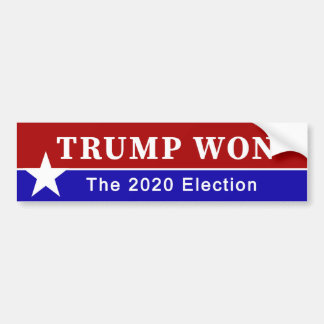 Autocollant De Voiture Trump a remporté l'élection de 2020