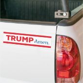 Autocollant De Voiture Trump Amen (Sur camion)