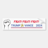 Autocollant De Voiture Trump Bumper Sticker Combattez ! Combattez ! Comba (Devant)