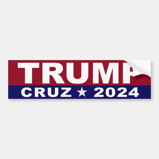 Autocollant De Voiture Trump Cruz 2024 (Devant)