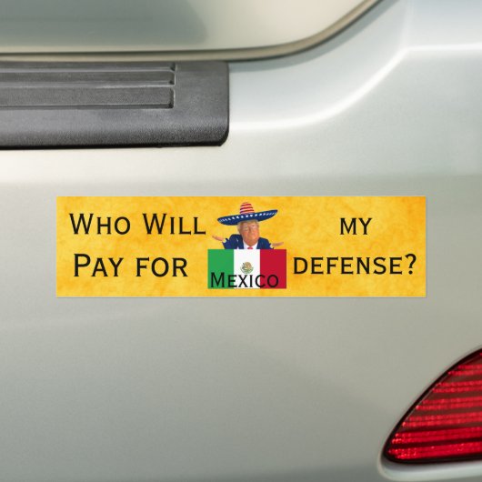 Autocollant De Voiture Trump Defense Bumper Sticker (En voiture)