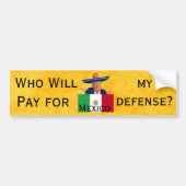 Autocollant De Voiture Trump Defense Bumper Sticker (Devant)
