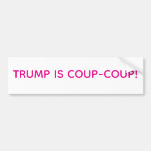 Autocollant De Voiture TRUMP EST COUP-COUP ! Hankamer Artjunkhaus Fun Pai