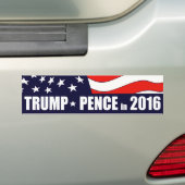 Autocollant De Voiture Trump et Pence en 2016 (En voiture)