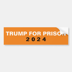 Autocollant De Voiture Trump For Prison