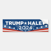 Autocollant De Voiture Trump Haley 2024 (Devant)