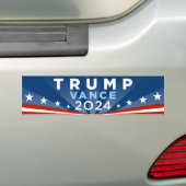 Autocollant De Voiture Trump JD Vance 2024 (En voiture)