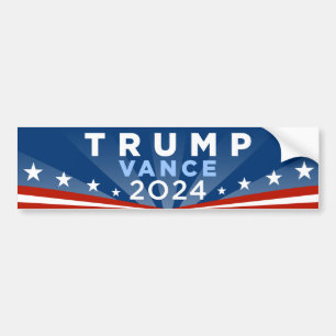 Autocollant De Voiture Trump JD Vance 2024