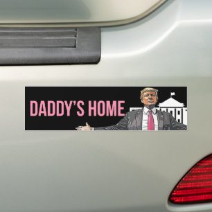 Autocollant De Voiture Trump, le président de la maison de papa