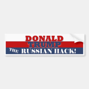 Autocollant De Voiture Trump l'entaille russe BumperSticker