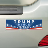 Autocollant De Voiture Trump Pence 2024 (En voiture)