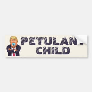 Autocollant De Voiture Trump - Petulant Child