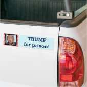 Autocollant De Voiture "Trump pour la prison" (Sur camion)