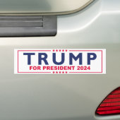 Autocollant De Voiture Trump pour le président 2024 (En voiture)
