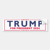 Autocollant De Voiture Trump pour le président 2024 (Devant)