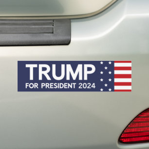 Autocollant De Voiture Trump pour le président 2024