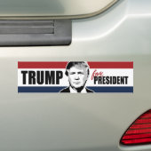 Autocollant De Voiture Trump pour le Président Red White et le pare-chocs (En voiture)