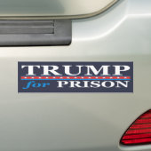 AUTOCOLLANT DE VOITURE TRUMP POUR PRISON (En voiture)