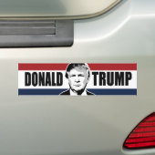 Autocollant De Voiture Trump Red White et Blue Bumper -.png (En voiture)