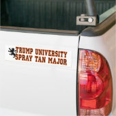AUTOCOLLANT DE VOITURE TRUMP SPRAY TAN MAJOR (Sur camion)