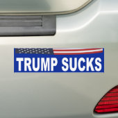 Autocollant De Voiture Trump Sucks (En voiture)