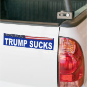 Autocollant De Voiture Trump Sucks (Sur camion)