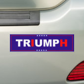 Autocollant De Voiture Trump Triomphe Bumper Sticker (En voiture)