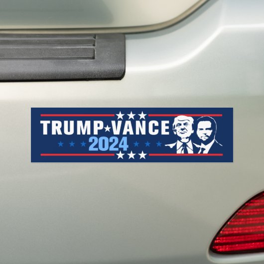 Autocollant De Voiture Trump Vance 2024 (En voiture)